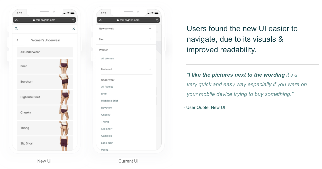 New UI rated easier to navigate